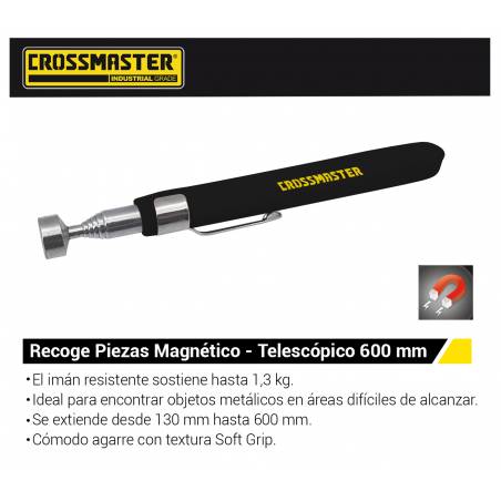 RECOGE PIEZAS MAGNETICO TELESCOPICO 130-640MM Crossmaster